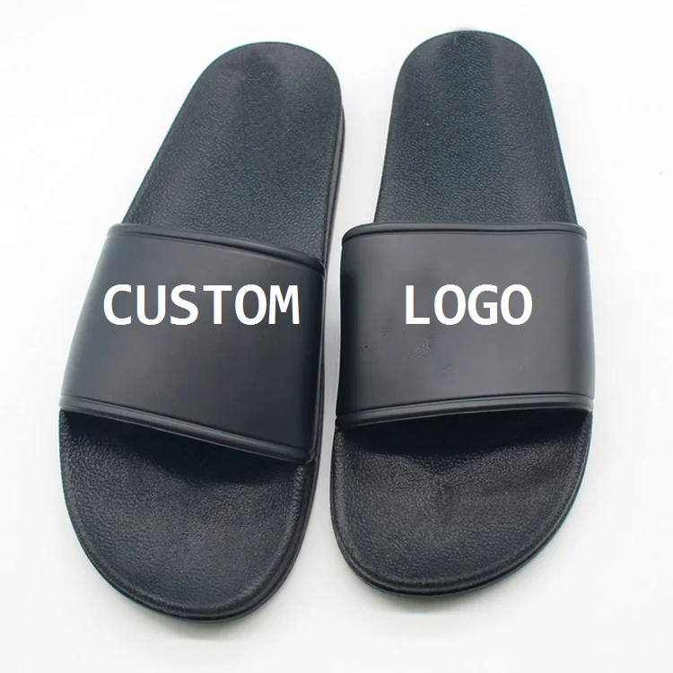 plain slide sandals