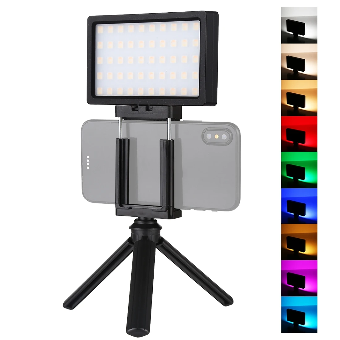 

PULUZ 100 LED 800LM RGB Full Color Dimmable Led Video Light Youtube Studio Photo Lights Video Photographic Lighting