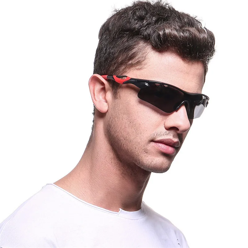 

Super Cool Light Weight PC Frame UV400 Protection HD PC Lens Windproof Sports Sunglasses Cycling Riding Glasses for Men