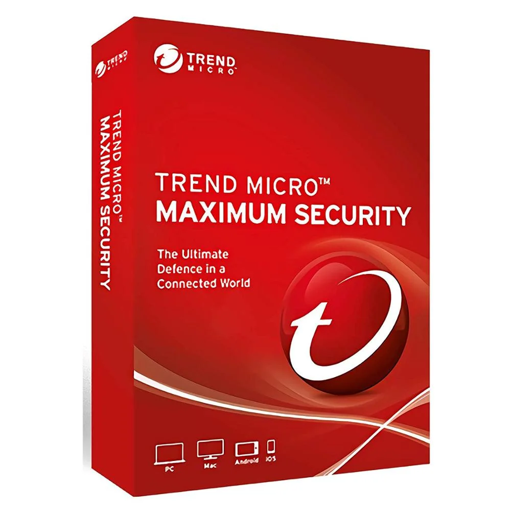 

Genuine License Antivirus Software PC Mac Trend Micro 2019 Maximum Security 3 Year 3 Devices Internet Security Trend Micro Key