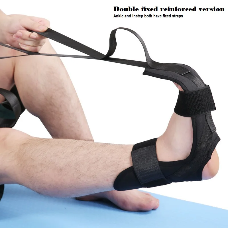 Tänzer Plantarfasziitis Flexibilität Gürtel Knöchelband Yoga Stretch Strap 125cm 