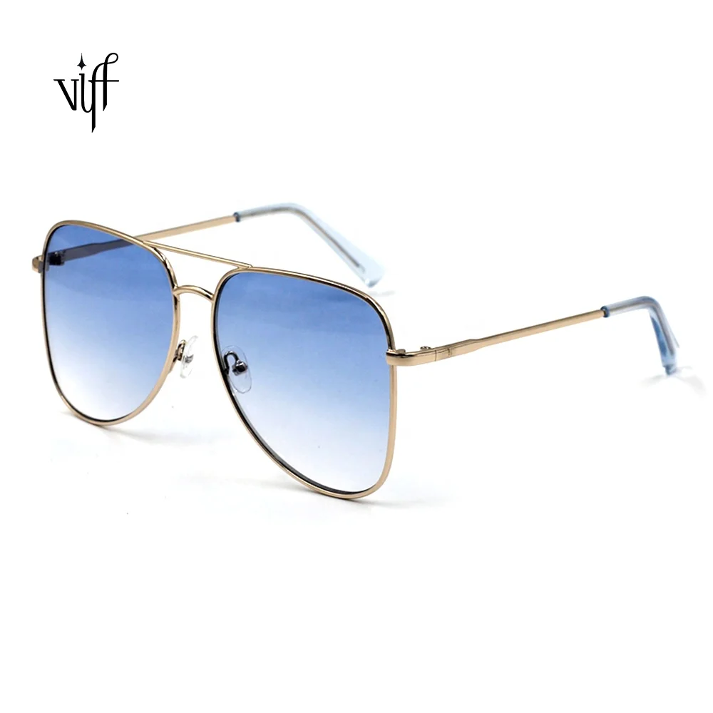 

VIFF Aviatioin Mens Sunglasses HM18094 Fashion Oversized Gradient Lens Man Sunglasses, Multi and oem