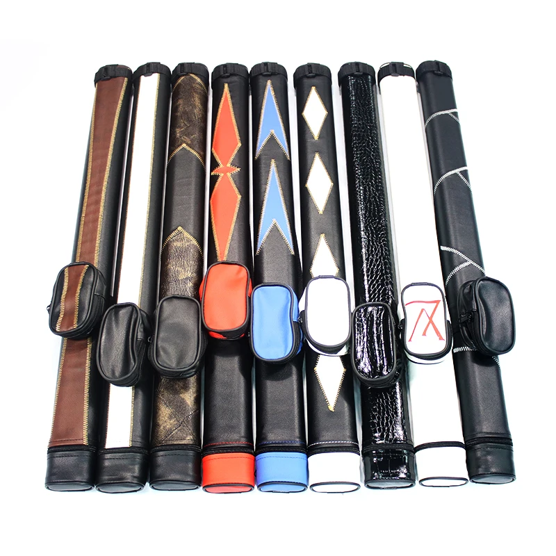 Wholesale Cheap Price Billiard Snooker 1/2 PU Leather Pool Cue case Bag for Sale