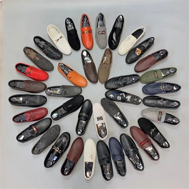 

M1211 New Design Business Casual Shoes Slip on pu Leather Mens Loafers