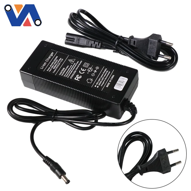 

New Image EU Warehouse Electric Scooter 42V 2A Charger With DC 5.5 2.1mm CE Fit For Kugoo S1/ G2 Pro Fiido E-Bike D1/D2/D2S/D4S
