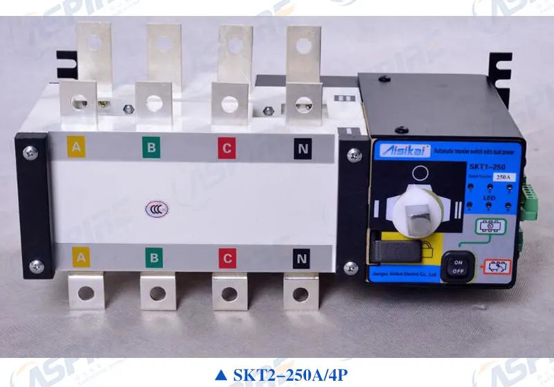 Ats Aisikai Controller Transfer Switch Skt2 4p 63a 100a 160a 250a For ...