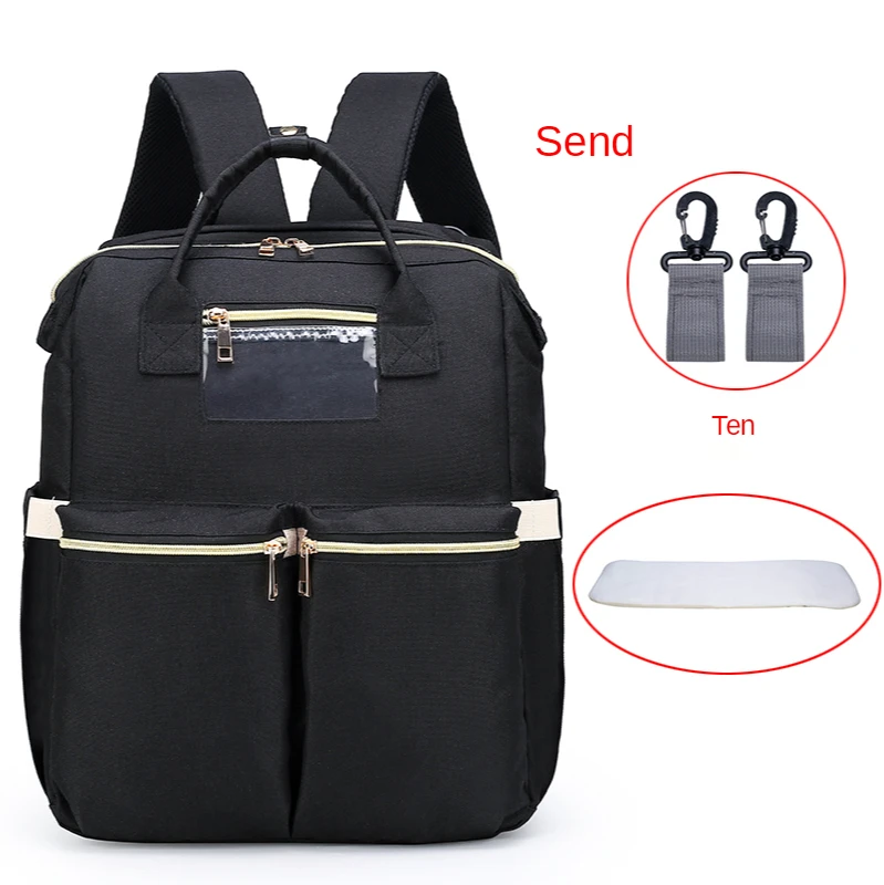 

Custom Multifunctional Multifunctional 2 in 1 Baby Diaper Bag Backpack Diaper Bag