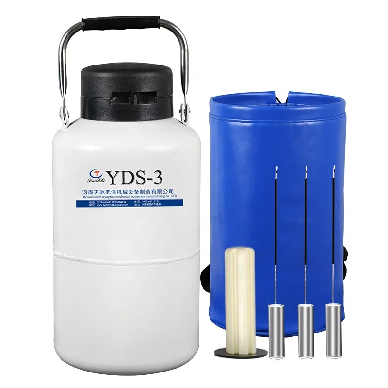 
artificial insemination liquid nitrogen container price 3l small cattle semen tank 3l gas canister dewar vessel 