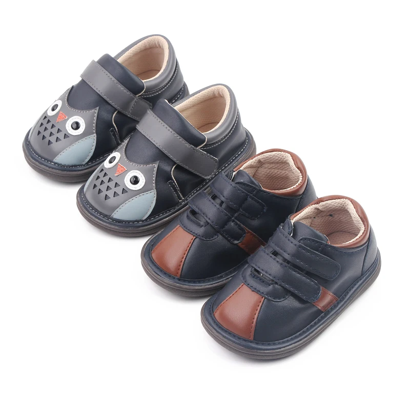 

Children's PU leather shoes rubber soled non-slip casual baby toddler shoes