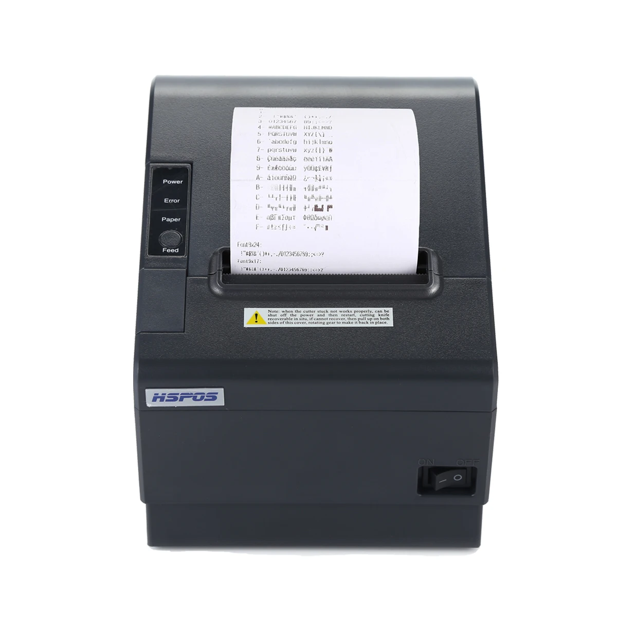 

HSPOS 80Mm Thermal Receipt Printer Usb Lan Interface with Auto Cutter 180mm/s HS-802
