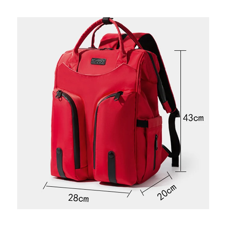 

Large Capacity Function Baby Travel Bags Diaper Backpack Waterproof Diaper Bag Backpack, Customized color