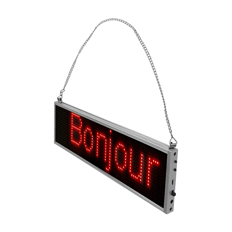 

Custom mini programmable moving message advertising sign car led display screen