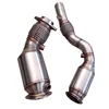 Custom Auto Parts Exhaust Downpipe Catalytic Converter for BMW M3 E46 E36 E92 F80 E92