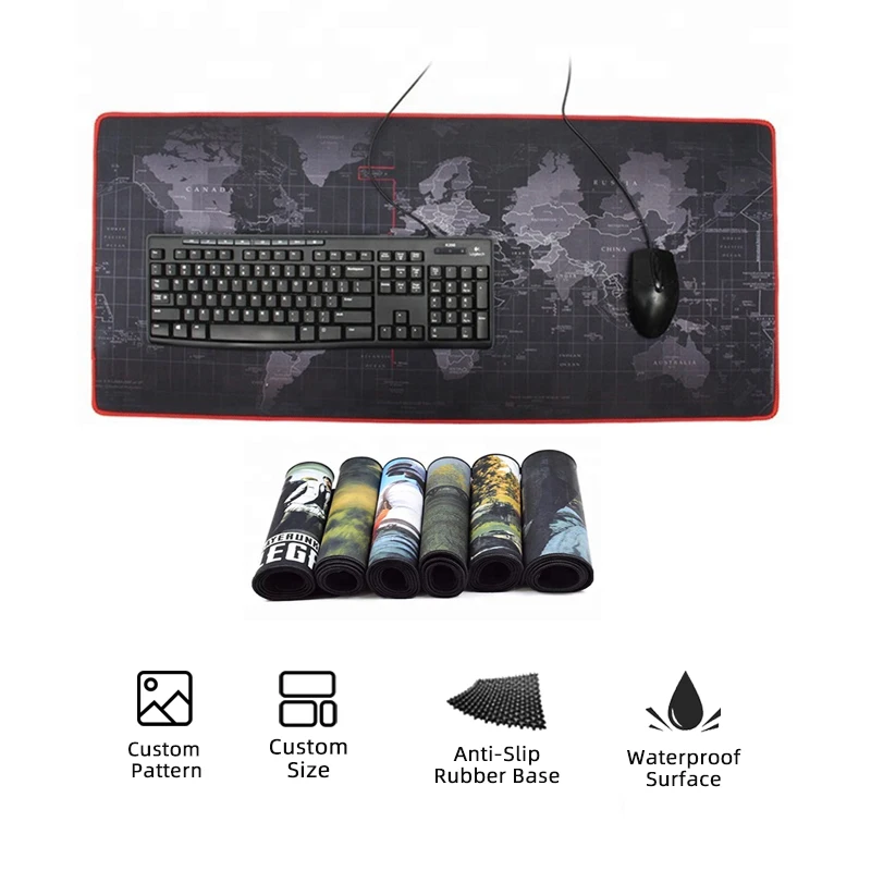 

mouse mat waterproof customised larger xxl xl mauspad desk game pad