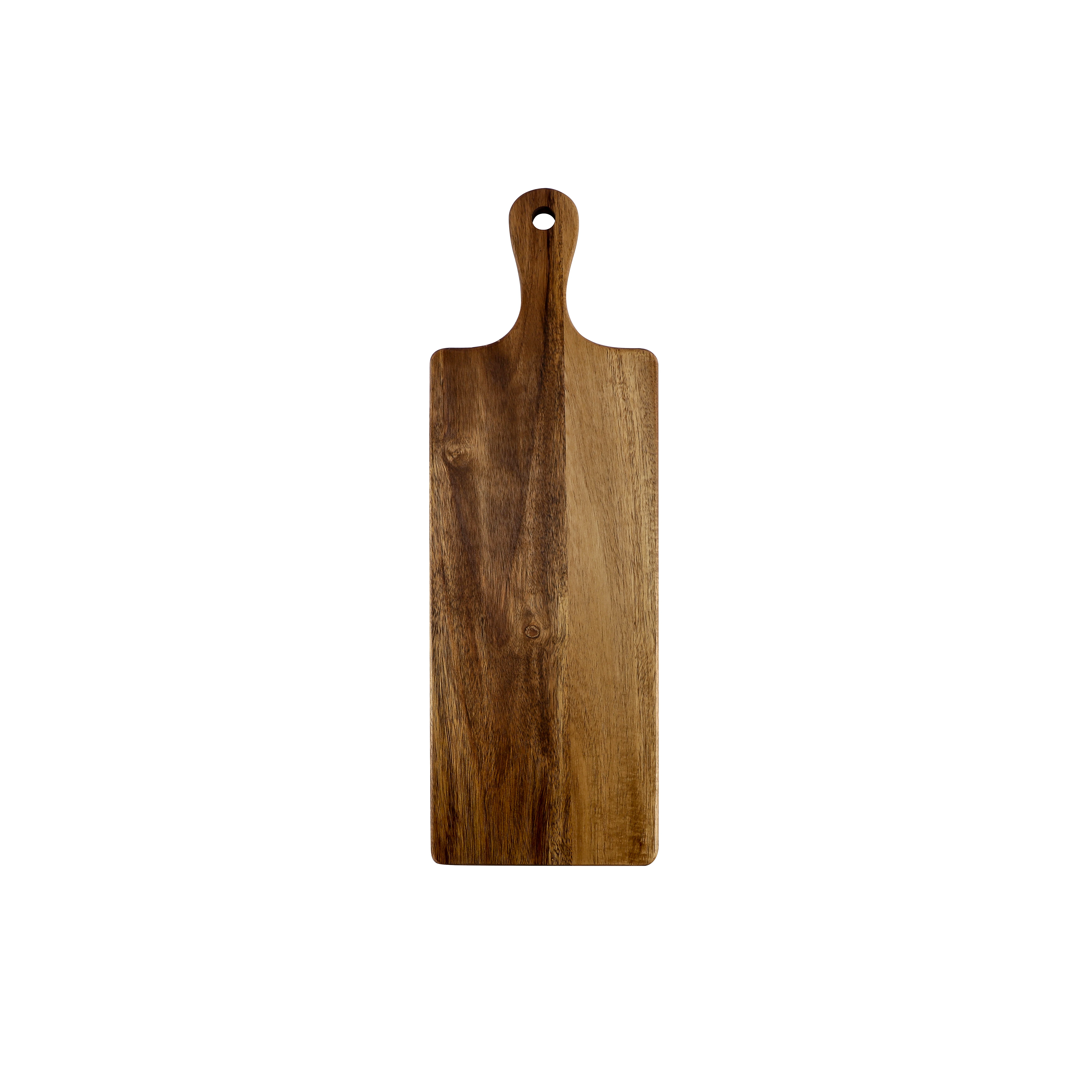 

High quality custom wholesale olive acacia wood cutting board with handle, Natural
