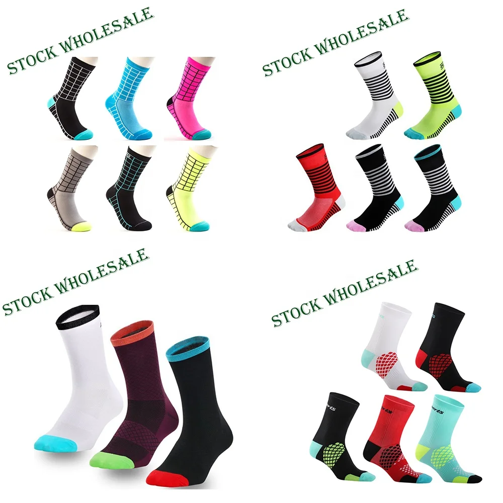 

custom logo athletic sport crew sock wholesale high quality breathable cycling running compression socks custom no minimum order