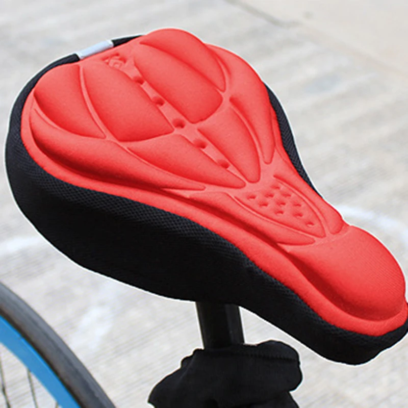 

Bicycle Saddle Seat Soft Bike Seat Cover Comfortable Foam Seat Cushion Cycling Saddle Bicycle Bike Accessories, 4 colors