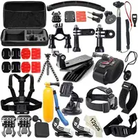 

Top Deals 50 in 1 Action Camera Accessories Kit for GoPro Hero 2018 GoPro Hero6 5 4 3 Carrying Case/Chest Strap/Octopus Tripod