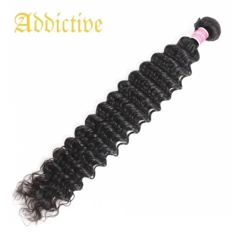 

Addictive Hair Extensions Human Hair Wholesale Suppliers deep wave Cutucle Aligned Virgin Hair Bundle