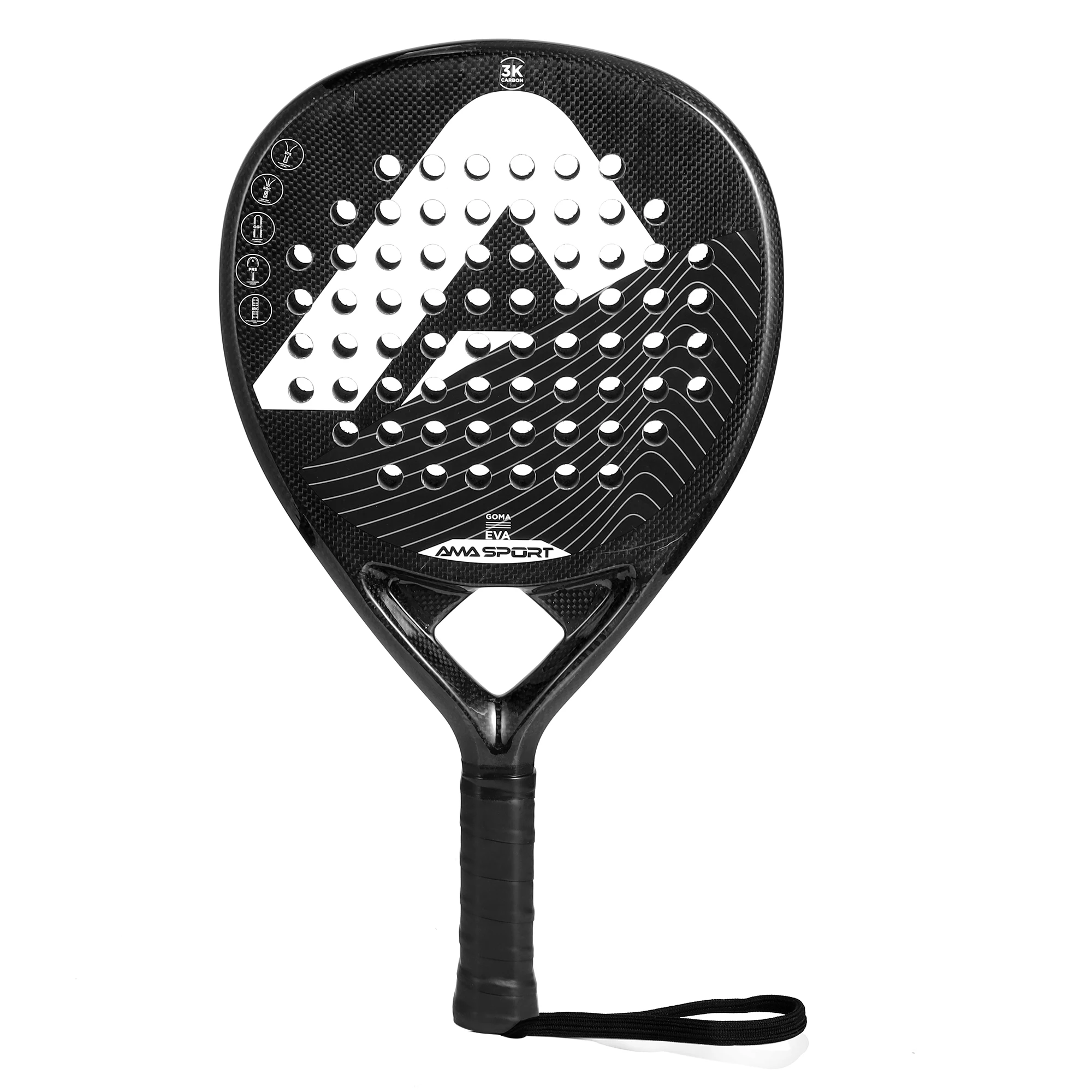 

Fast delivery RTS 3k carbon padel racket & padel shovel and padel racquet, Customized color