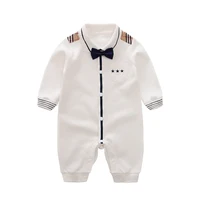 

Wholesale Baby Casual Romper Boy Preppy Style Onesie for Autumn Baby Jumpsuit