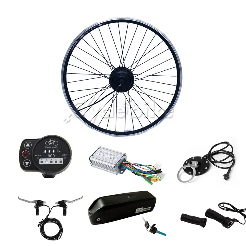 

Ebike kit electric bike battery included conversion bicycle kit with battery 250w, Black+silver
