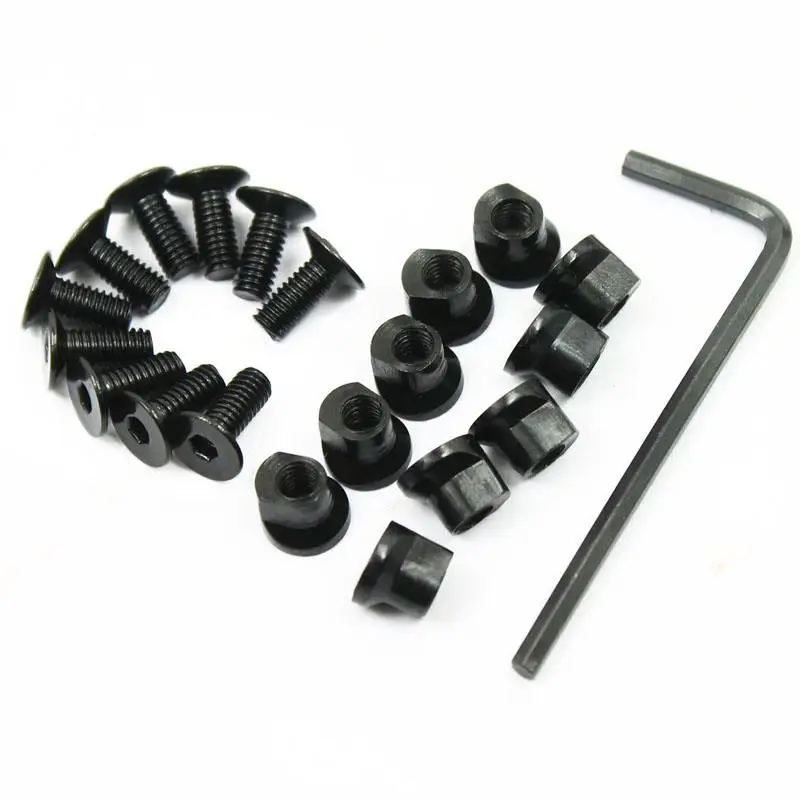 

MAGORUI 10 Sets Universal Keymod Rail Replacement Screws and Nuts for Keymod Handguard, Black