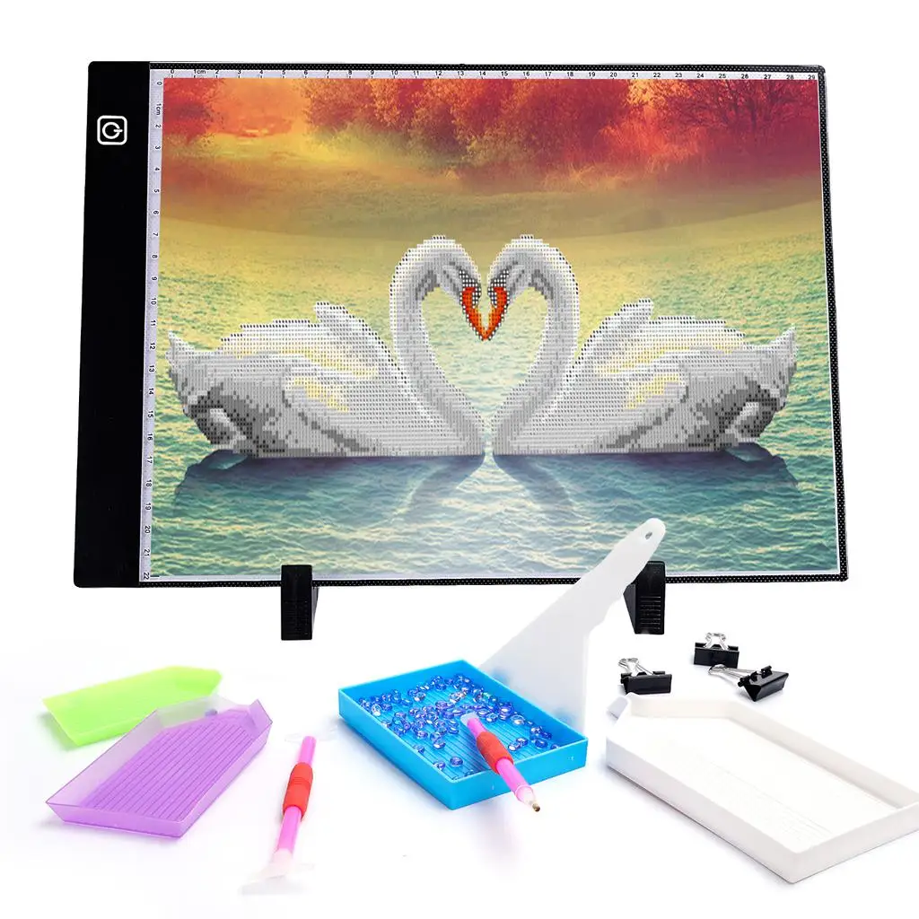 A4 Art Craft Light Table Magnetic Board Graphic Painting Drawing Tablet LED Tracing Board