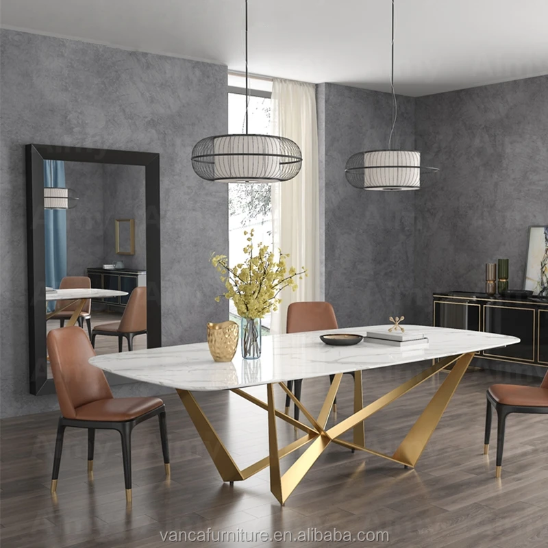 

high quality dining room furniture dining table and chairs modern, Many colors