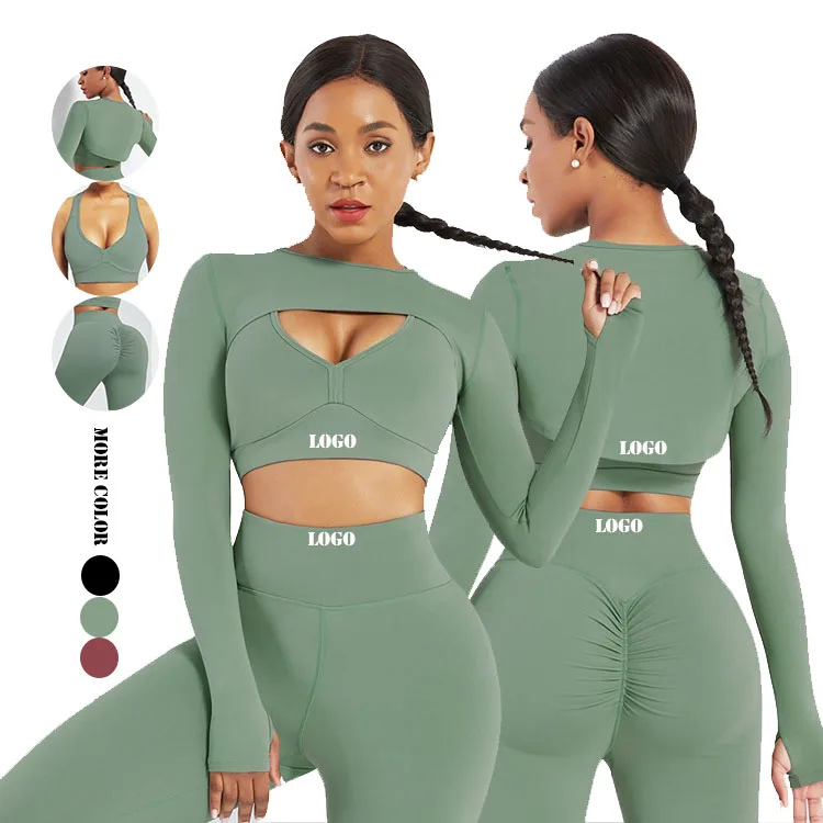 

Exercise Workout Clothing Two Piece Tracksuits 2 Piece Sweat Suit Set Women Clothing