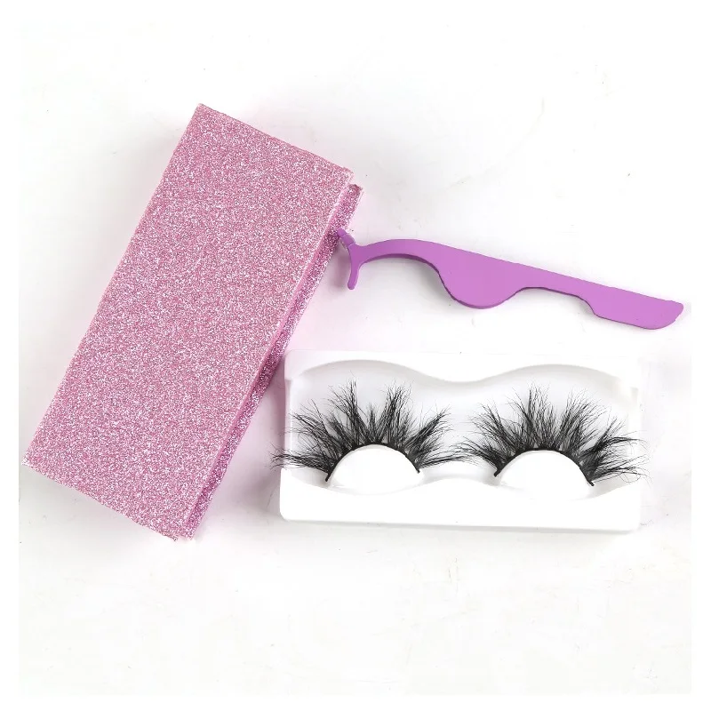 

Factory False Wispy Eyelashes Lashes3d Wholesale Vendor 25mm Luxury Thick Fluffy Mink Eyelash