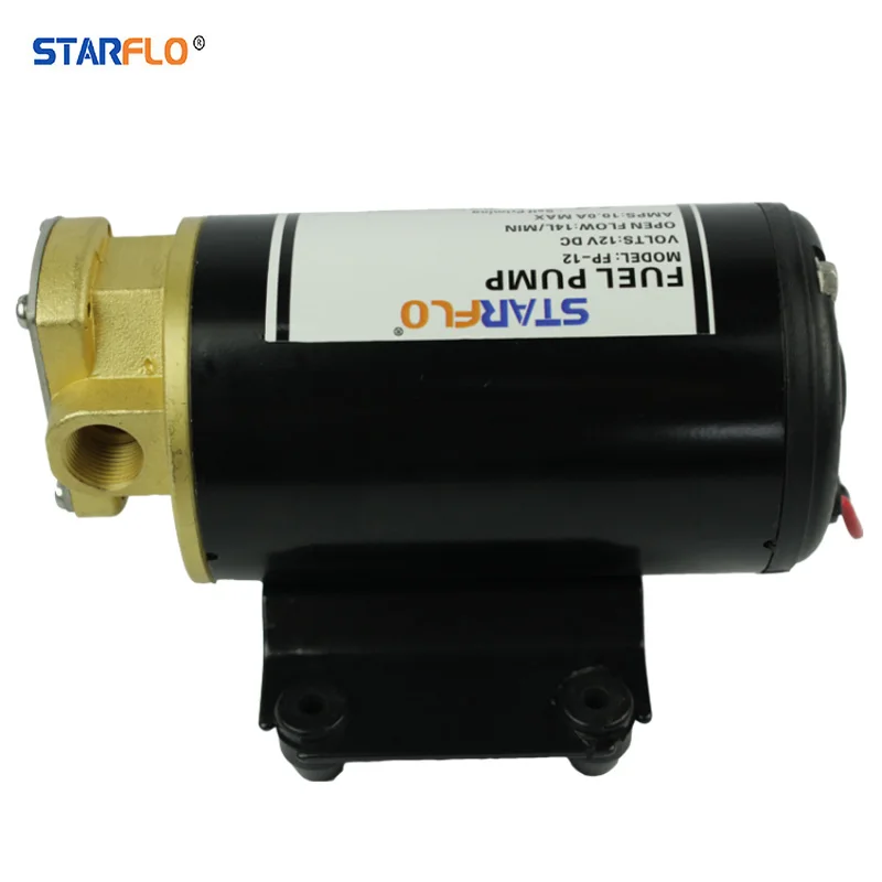 

STARFLO 14 LPM portable electric 24v dc extractor cooking oil transfer hydraulic gear oil pump