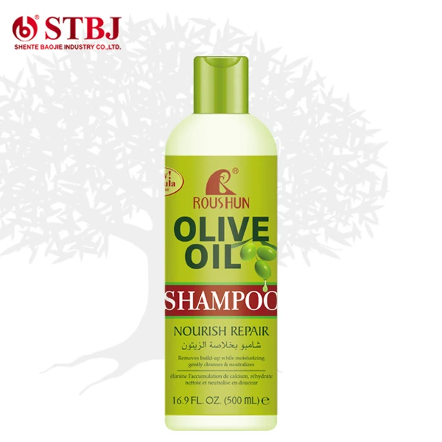 

ROUSHUN Brand Olive Oil Anti-Dandruff Professional Neutralizing Shampoo Make Hair Smooth and Soft Hair Growth Shampoo