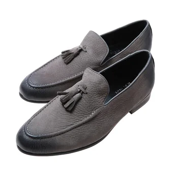 casual leather moccasins