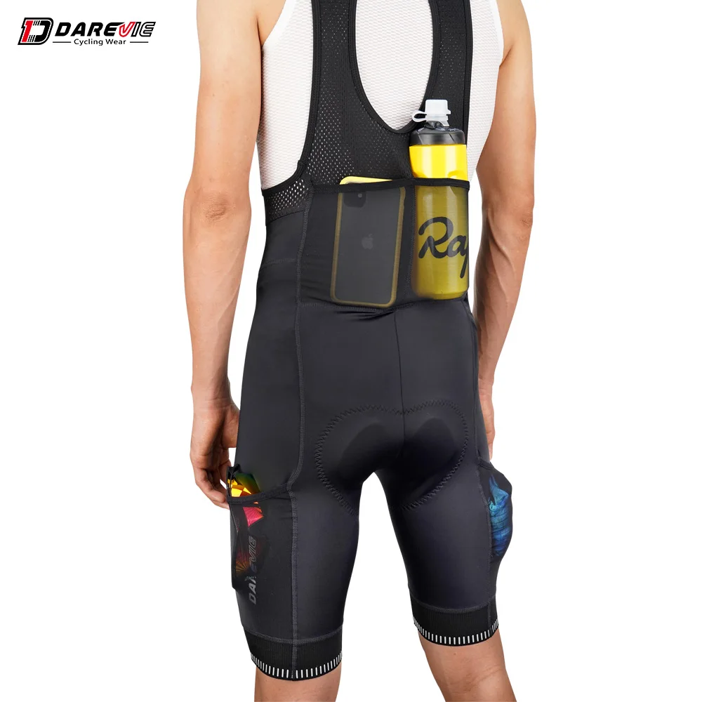 

Darevie Custom Professional Short Cycling Level Men Padded Bike Clothes 4 Pockets Cycling Bib Shorts