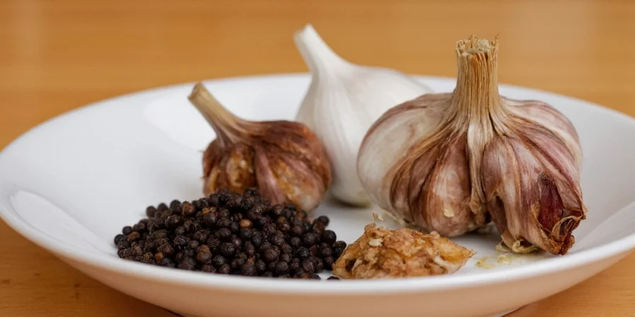 Garlic vs Black Pepper Comparison Chart