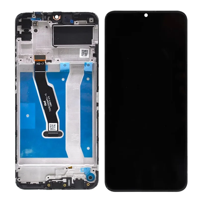 

Factory Price 6.3' Mobile Phone Lcd Display With Touch Screen Digitizer Assembly For Huawei For Honor 9A MOA-LX9N Lcd With Frame, Black