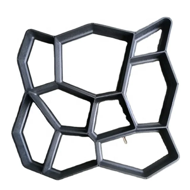 DIY Plastic Maker Pavement Path Concrete Molds for Garden Random Paving Mold Injection Mould Slabs Stepping Stones Personalized