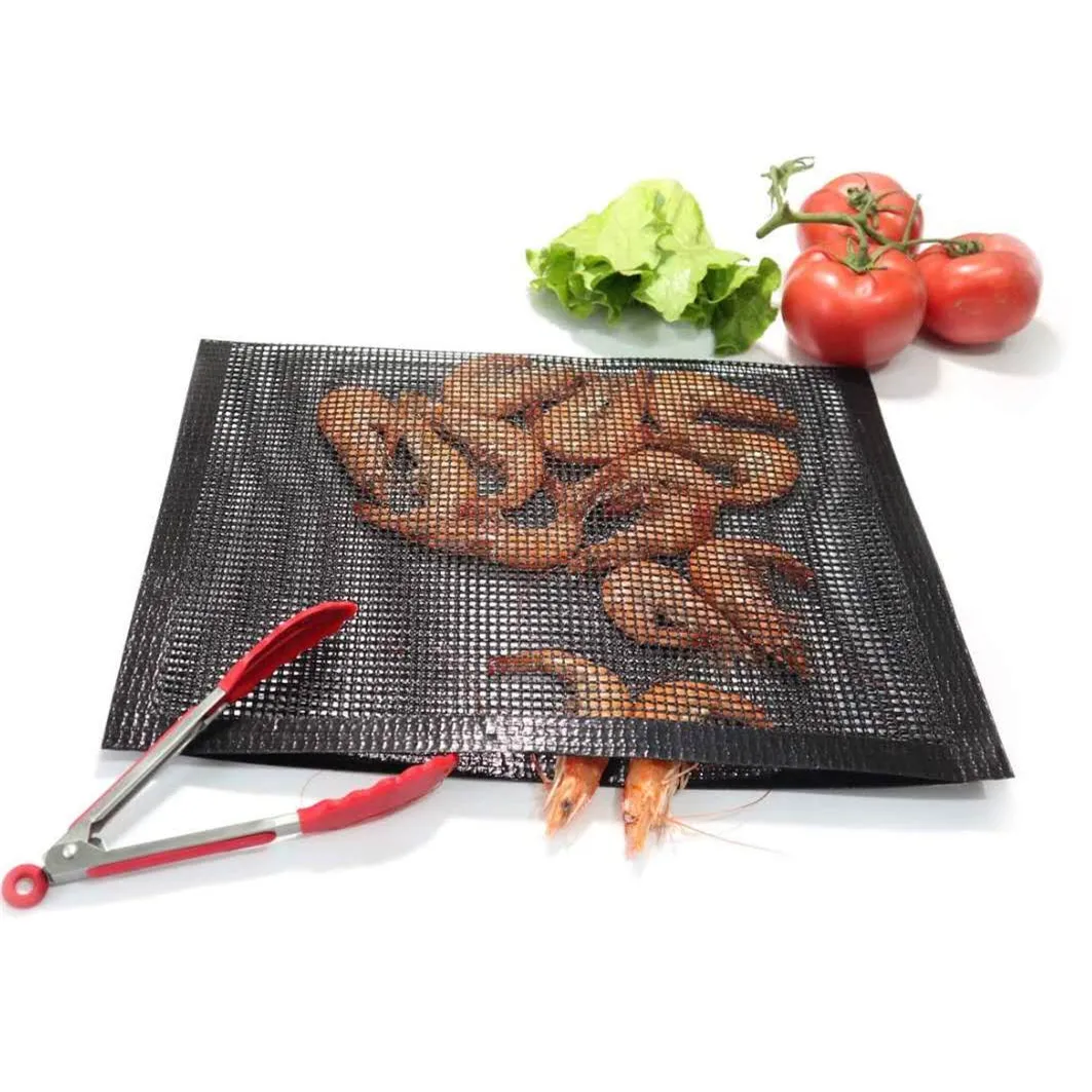 

High quality non stick easy clean mesh 20cm*30cm bbq grill bag, Customized