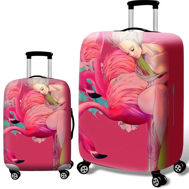 

custom suitcase cover trolley protector travel luggage cover, Colorful