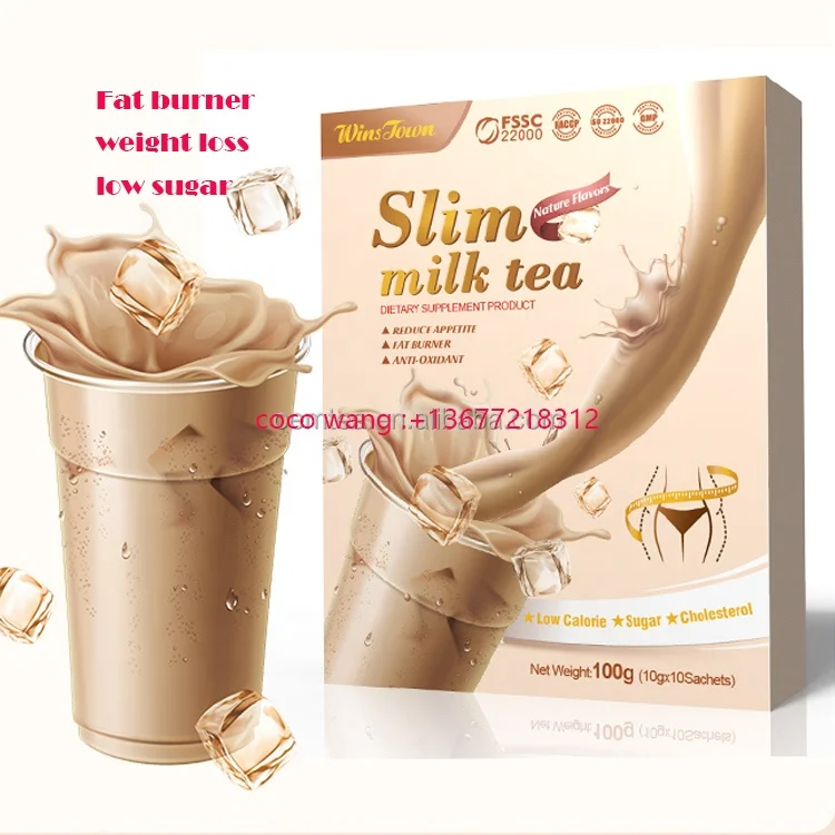 

Slim Milk Tea Original taste milk tea can reduce belly fat burning delicious weight loss and detox