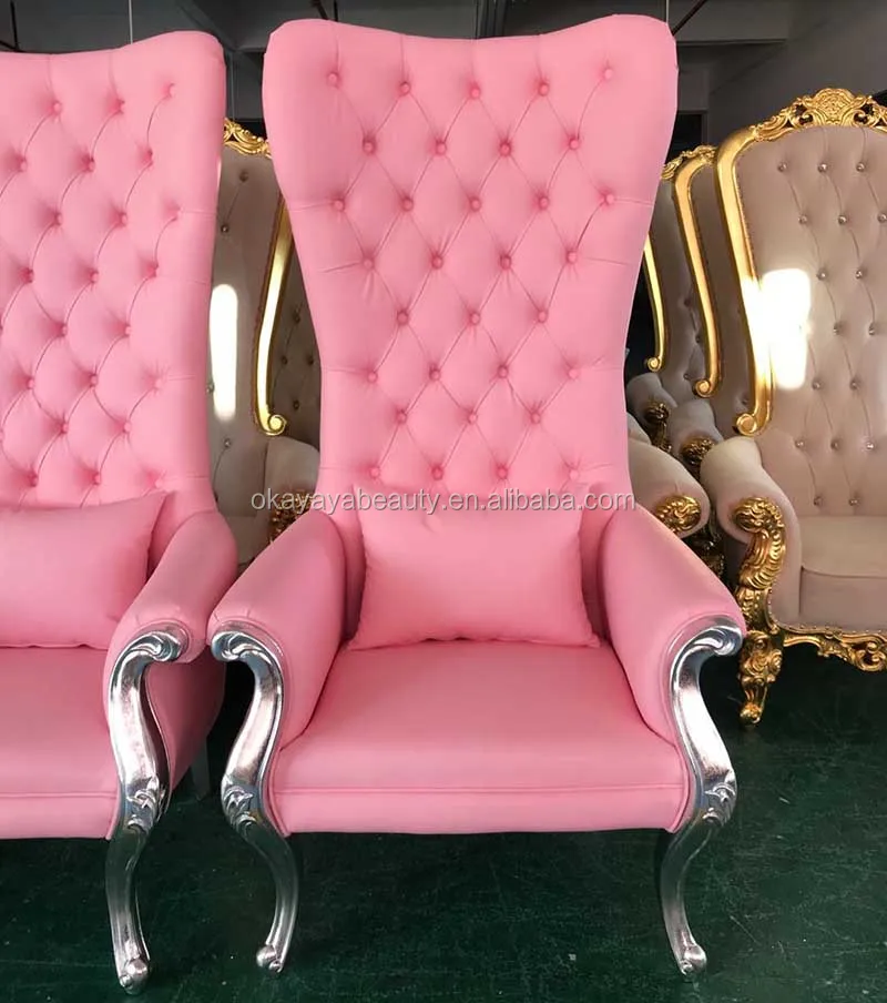 Beauty Salon Furniture Living Room Sofa Pedicure Chairs Pink Salon