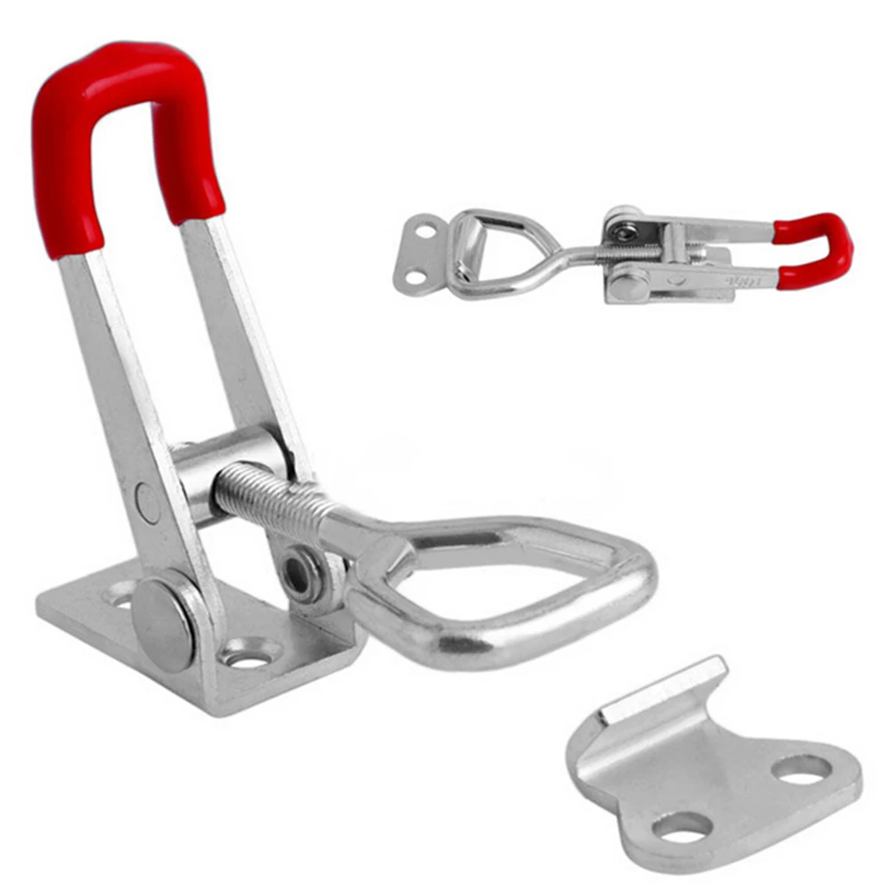 

Adjustable Quick Release Clamp Toolbox Case Metal Toggle Latch Catch Clasp /198Lbs 90kg Anti-Slip Push Pull Toggle Clamp Tool