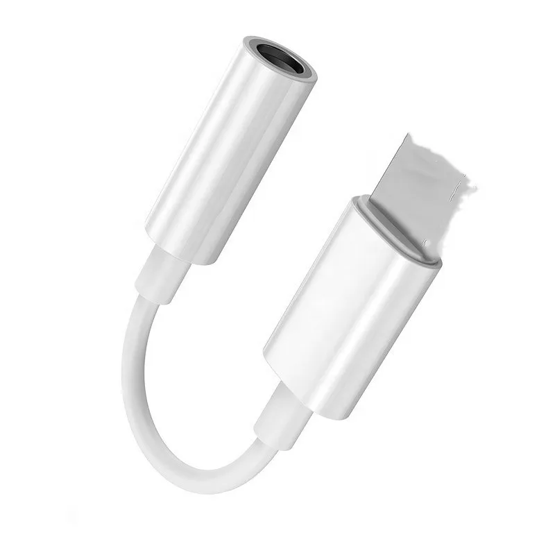 

High Quality Factory Manufacture 3.5mm AUX Audio Jack Cable Earbuds Earphone Headphone Adapter For iPhone, White