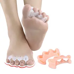 Silicone Toe Separator three hole Foot Care Produc