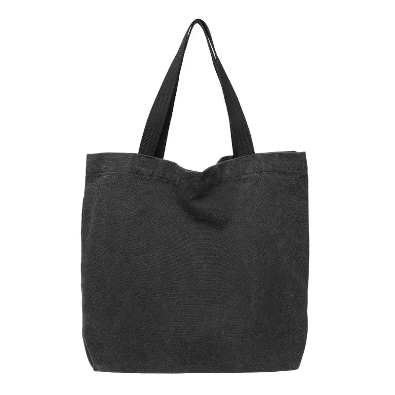 

Durable Versatile Beach Hand Bag Women's Large Capacity Retro Canvas Students Simplicity Tote Bag