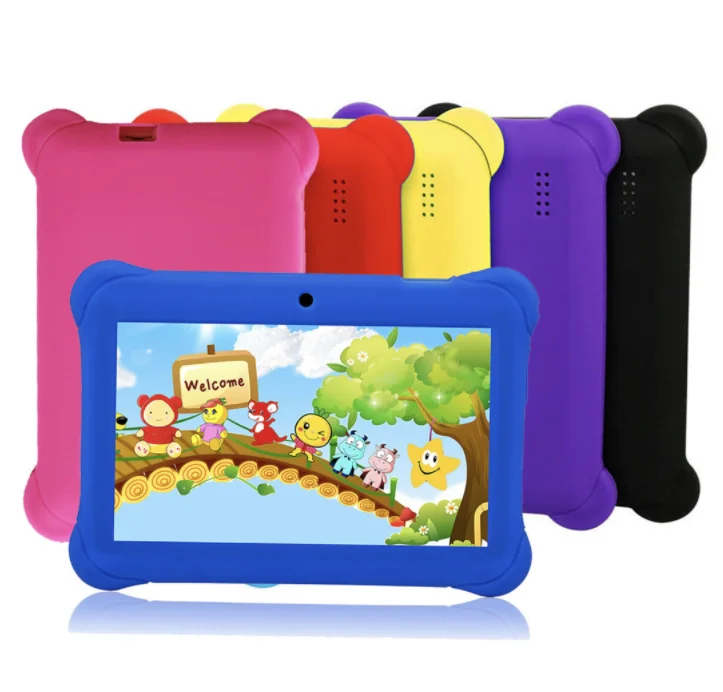 

Q88 Lower cheap price 7 inch 4GB 8GB Android kids tablet children Learning educational supports with 32g TF card baby laptop