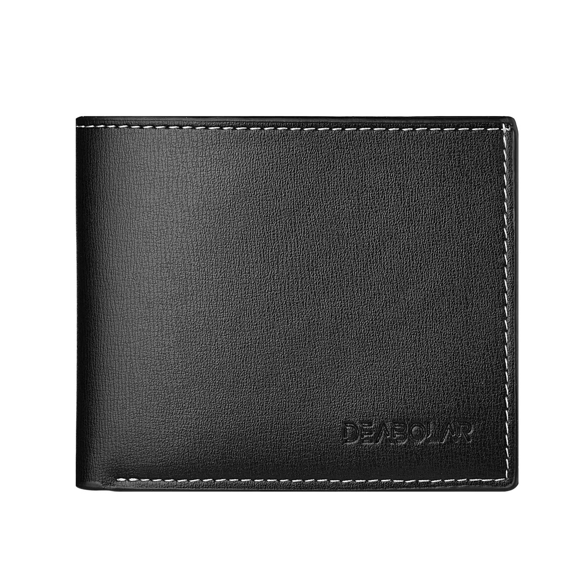

European Fashion Business Purse Casual Men Short Brown Wallet Slim Card Holder