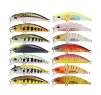 

50mm 5g Sinking Minnow fishing lures Mini Minnow Treble Hook Artificial Bait