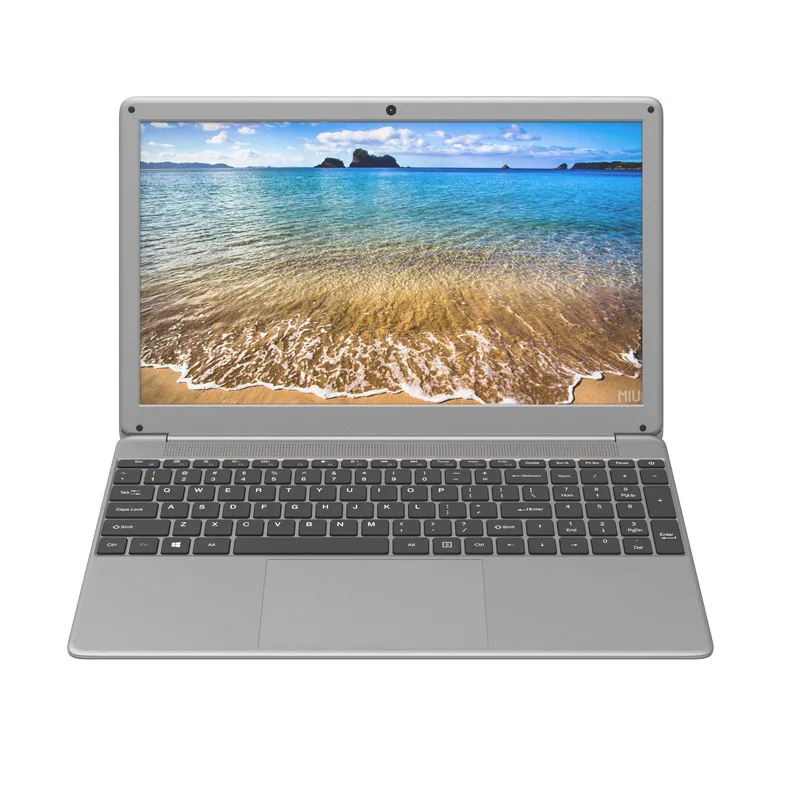 

15.6 inch In-tel 10th gen core i3-10110U Laptops Notebook Computer With Fingerprint RJ45 Type C for education, Silver
